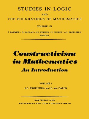 cover image of Constructivism in Mathematics, Vol 1